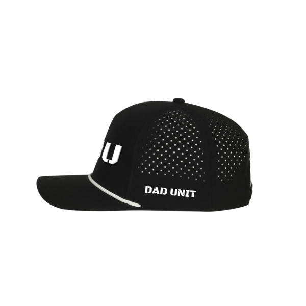 Dad Unit Snapback – Black/White Rope